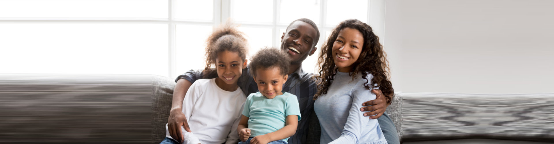 family smiling